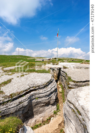 First World War Trenches in Lessinia Italy 47179140