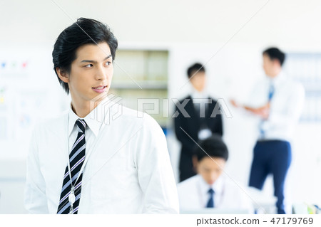 Male employee businessman Business image Male employee businessman Business image 47179769