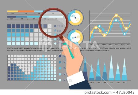 Infographics and Pie Diagrams Analysis by Man 47180042