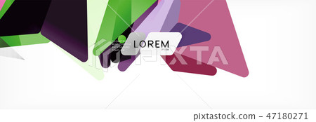 Mosaic triangular low poly style abstract geometric background. Polygonal vector. Abstract white Mosaic triangular low poly style abstract geometric background. Polygonal vector. Abstract white 47180271