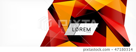3d card on light backdrop. Abstract triangle pattern. Futuristic geometric background. 3d card on light backdrop. Abstract triangle pattern. Futuristic geometric background. 47180314