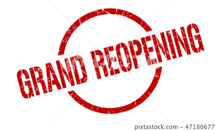 grand reopening stamp grand reopening stamp 47180677
