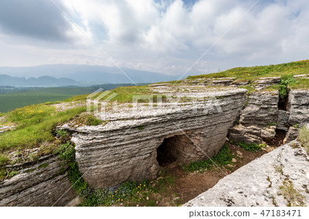Trenches of the First World War - Lessinia Italy 47183471