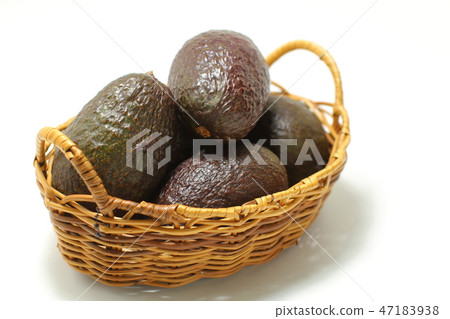 Avocado, fruits, vegetables, basket 47183938