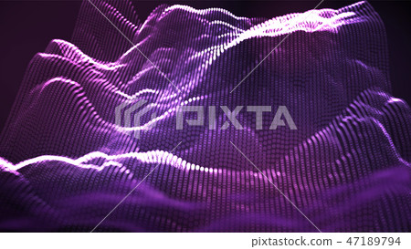 Music Background Vector. Digital Big Flow. Dj Backdrop. 3D Illustration Music Background Vector. Digital Big Flow. Dj Backdrop. 3D Illustration 47189794