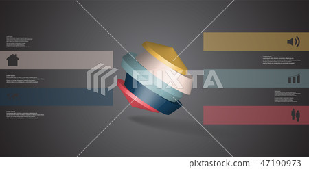 3D illustration infographic template - Stock Illustration [47190973 ...