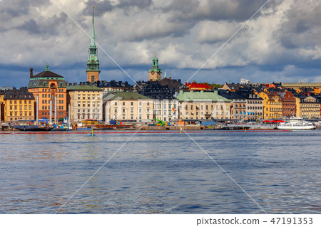 Stockholm. Old city embankment. Stockholm. Old city embankment. 47191353