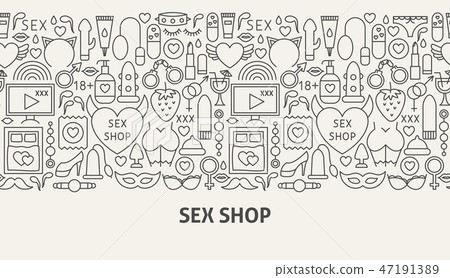 Sex Shop Banner Concept Sex Shop Banner Concept 47191389