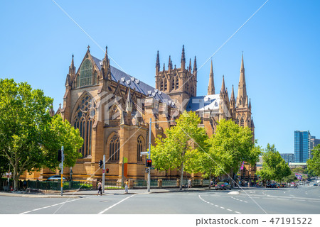 St Mary's Cathedral in sydney, australia 47191522