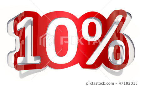 Discount concept, 10 % inscription cut from paper Discount concept, 10 % inscription cut from paper 47192013