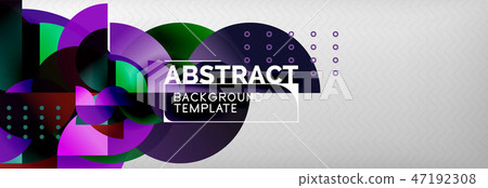 Circle composition abstract background 47192308