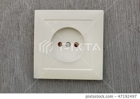 wall electrical power socket white, square shape wall electrical power socket white, square shape 47192497