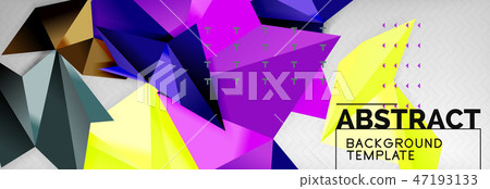 Triangles background techno template Triangles background techno template 47193133