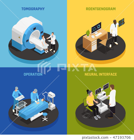 Neurology Concept Icons Set 47193706