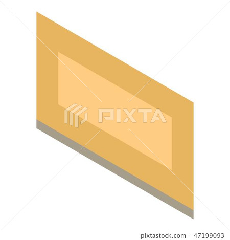 Wall picture frame icon, isometric style Wall picture frame icon, isometric style 47199093