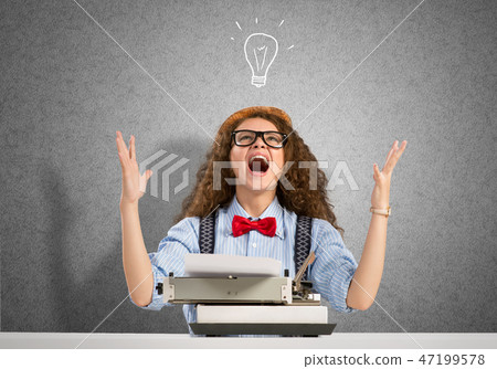 Woman writer Woman writer 47199578