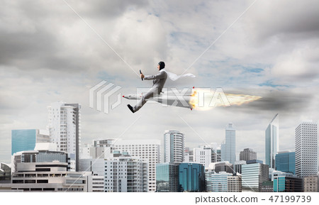 Business success and targets achievement concept. Business success and targets achievement concept. 47199739