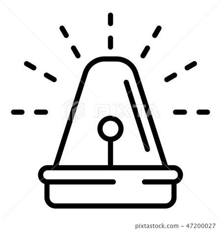 Flasher icon, outline style Flasher icon, outline style 47200027