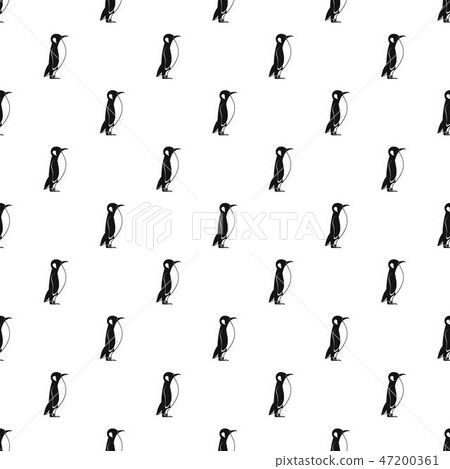 Penguin pattern vector seamless 47200361