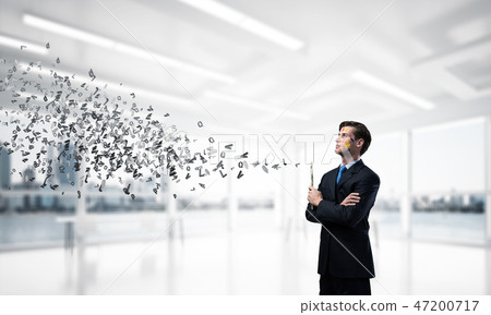 Inspiration of young creative businessman Inspiration of young creative businessman 47200717