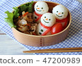 Snowman's box lunch 47200989