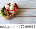 Snowman's box lunch 47200993