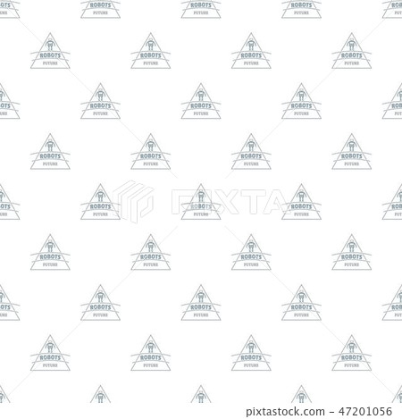 Robot future pattern vector seamless Robot future pattern vector seamless 47201056