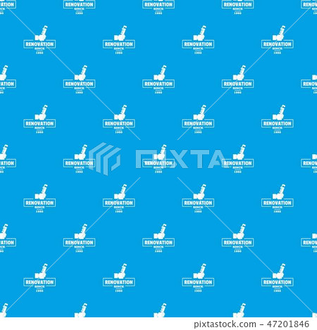 Renovation pattern vector seamless blue Renovation pattern vector seamless blue 47201846