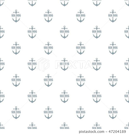 Pirate anchor pattern vector seamless Pirate anchor pattern vector seamless 47204189