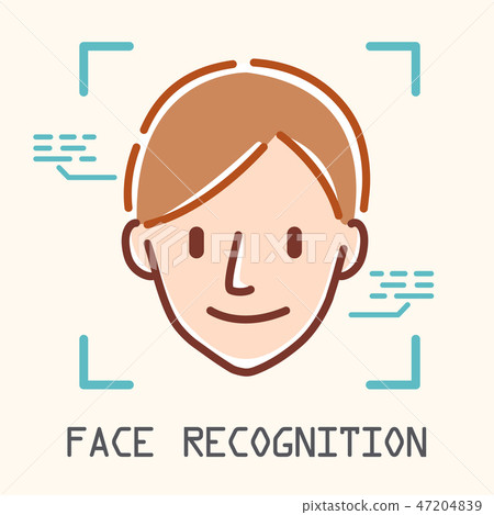 face recognition concept 47204839