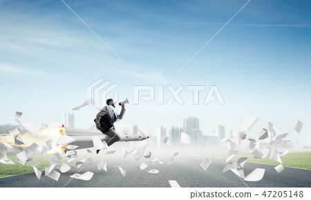 Business success and targets achievement concept. Business success and targets achievement concept. 47205148
