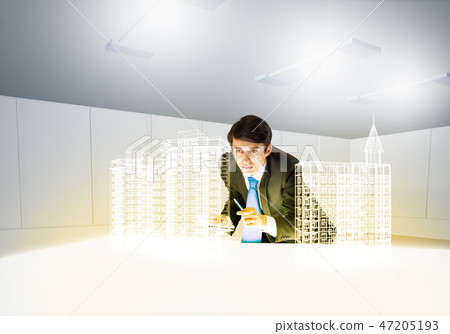 Man architect Man architect 47205193