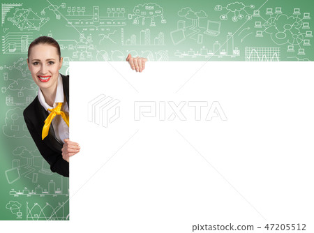 Businesswoman presenting something 47205512