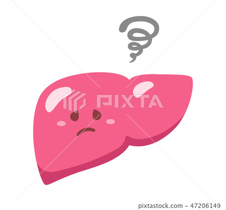 Troubled liver borderless 47206149