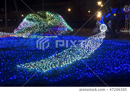 Shinshu Nagano Prefecture Saku city Millennium Park Illumination SAKUBLOOM 47206385