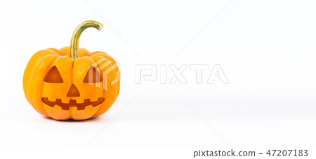 Halloween Pumpkins on white background Halloween Pumpkins on white background 47207183