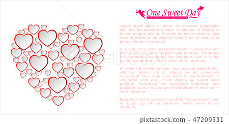 Abstract background of Valentine's day. Abstract background of Valentine's day. 47209531