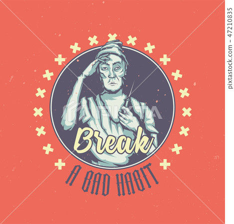 T-shirt or poster design 47210835