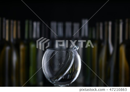 glasses and bottles for brandy and wine glasses and bottles for brandy and wine 47210863