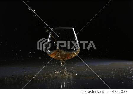 glasses and bottles for brandy and wine glasses and bottles for brandy and wine 47210883