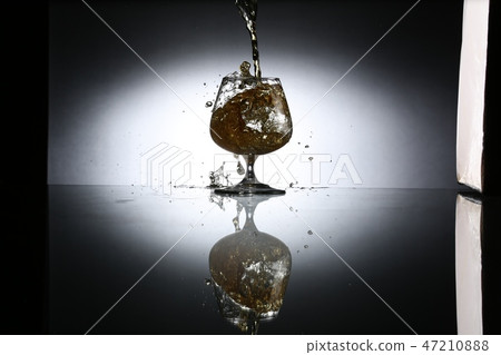 glasses and bottles for brandy and wine glasses and bottles for brandy and wine 47210888