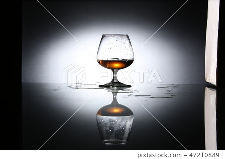 glasses and bottles for brandy and wine glasses and bottles for brandy and wine 47210889