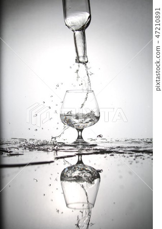 glasses and bottles for brandy and wine glasses and bottles for brandy and wine 47210891