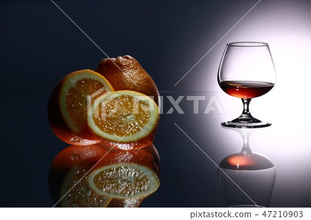 glasses and bottles for brandy and wine glasses and bottles for brandy and wine 47210903
