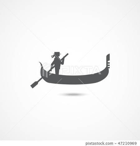 Gondola flat icon Gondola flat icon 47210969