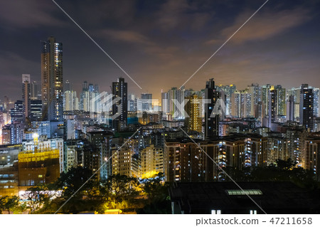 Night view from Hong Kong Garden Hill Night view from Hong Kong Garden Hill 47211658