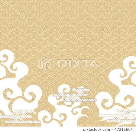 Cloud template vector. Natural background. 47211664