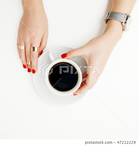 Flat lay. Top view. Minimalist fashion photo Flat lay. Top view. Minimalist fashion photo 47212229