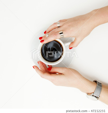 Flat lay. Top view. Minimalist fashion photo Flat lay. Top view. Minimalist fashion photo 47212231