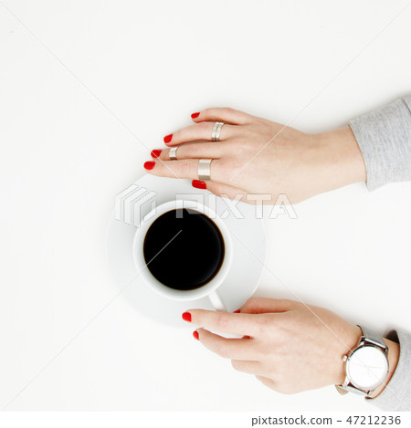 Flat lay. Top view. Minimalist fashion photo Flat lay. Top view. Minimalist fashion photo 47212236